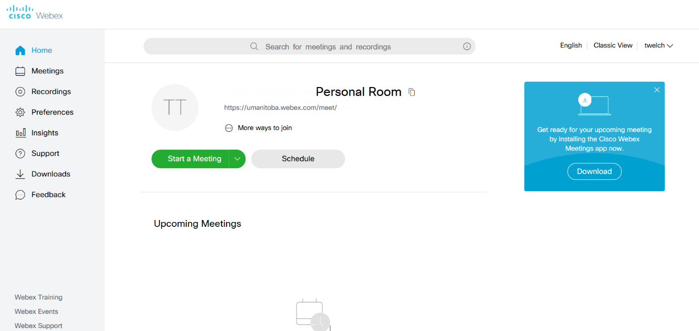 disable video on webex for mac